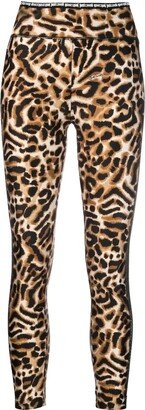 Animal-Print 7/8 Leggings