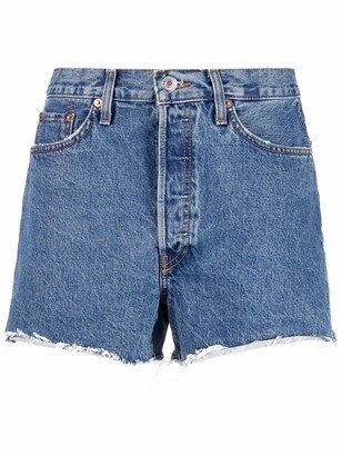 90s High-Waist Denim Shorts