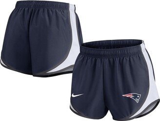 Women's Navy New England Patriots Performance Tempo Shorts