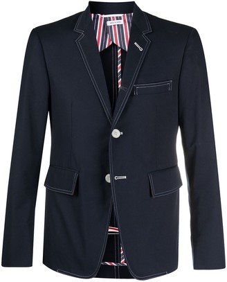 Single-Breasted Blazer-BR