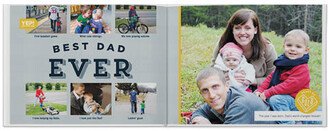 Photo Books: Number One Dad Photo Book, 11X14, Professional Flush Mount Albums, Flush Mount Pages