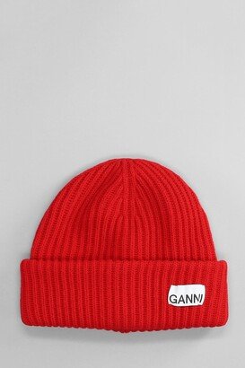 Hats In Red Wool