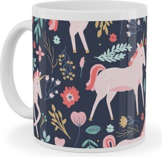 Mugs: Unicorn Fields Ceramic Mug, White, 11Oz, Multicolor