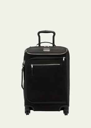 Leger International Carry-On Luggage, Black/Silver