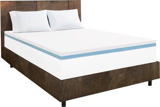 Dream Serenity Comfortduo 4In Customizable Memory Foam Mattress Topper