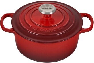 Signature 2-Quart Round Enameled Cast Iron Dutch Oven