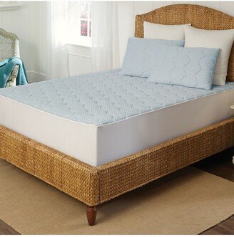 Rio Home Fashions Arctic Sleep Cooling Gel Memory Foam Mattress Pad - Queen