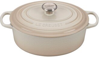 Signature 5 Quart Oval Enamel Cast Iron French/Dutch Oven