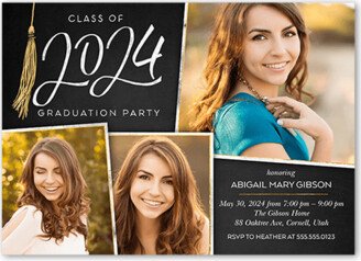 Graduation Invitations: Extraordinary Tassel Graduation Invitation, Grey, Standard Smooth Cardstock, Square