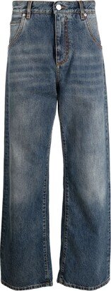 Easy Fit Denim Cotton Jeans-AA