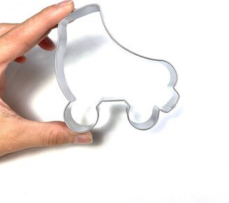Roller Skate Cookie Cutter, 4 Inch Stainless Steel