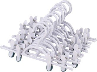 Double Clip Pant Hangers - Pack of 12