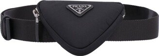 Logo-Plaque Detailed Belt Bag