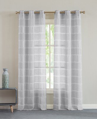 Lurex Stripe Window Panel Set, 76