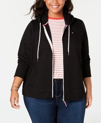 Plus Size Zip-Front Hoodie, Created for Macy's