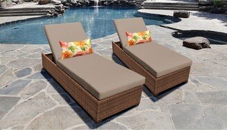 Laguna Chaise Set of 2 Outdoor Wicker Patio Furniture