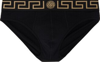 Black Greca Briefs