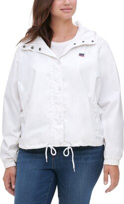 Trendy Plus Size Active Rain Slicker Jacket