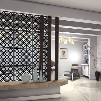 Ealdun Trade LLC Hanging Room Divider Decorative Screen Panels , 12 PCS