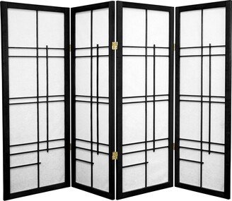 Handmade 4' Wood and Rice Paper Eudes Shoji Screen - 48 x 70