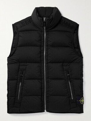 Logo-Appliquéd Quilted Shell Down Gilet