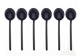 Due Oro Nero Coffee Spoons, Set of 6