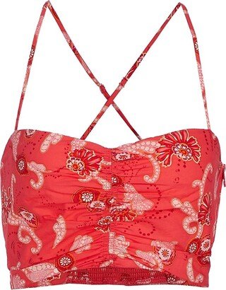 Arit Paisley Crop Top