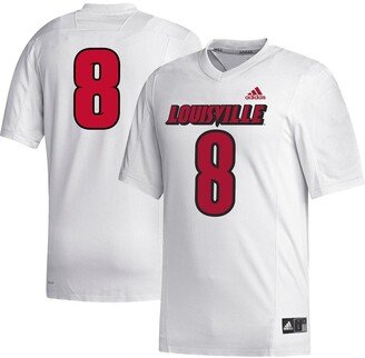 Men's #8 White Louisville Cardinals Alumni Replica Jersey