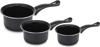 3 Piece Carbon Steel Sauce Pan Set