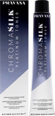 ChromaSilk Platinum Toner - Platinum Smoke by Pravana for Unisex - 3 oz Hair Color