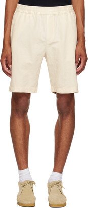 Beige Drawstring Shorts