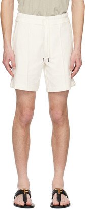 White Towelling Shorts