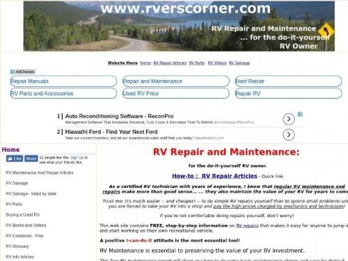 Rverscorner.com Promo Codes & Coupons