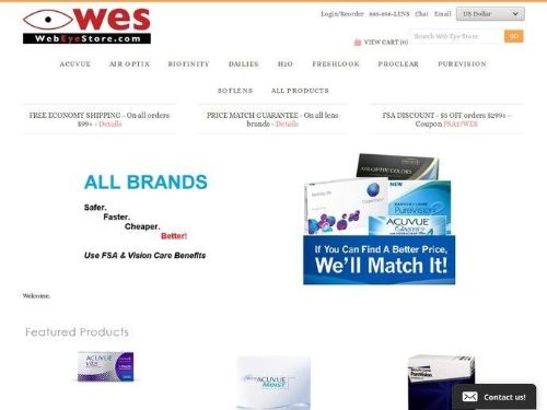 Web Eye Store Promo Codes & Coupons