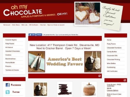 Oh My Chocolate Promo Codes & Coupons