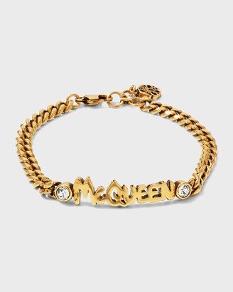 Graffiti Logo Chain Bracelet