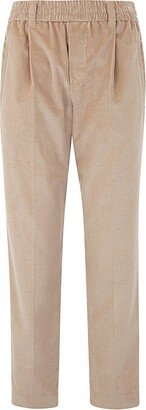 High Waist Cropped Trousers-AO