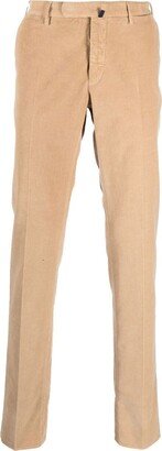 Corduroy Slim-Fit Trousers-AA