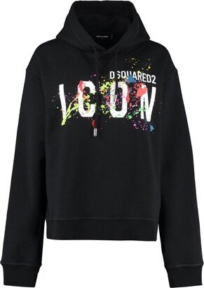 Icon Logo Printed Hoodie