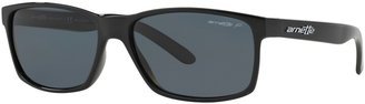 Polarized Sunglasses , AN4185 Slickster - Black/Grey