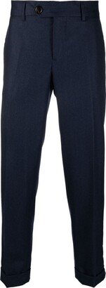 Cropped Tailored Trousers-CI