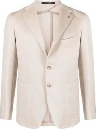 Single-Breasted Cashmere Blazer-AD