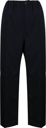 Cropped Wool Trousers-AA