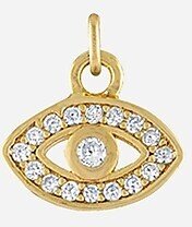 Alexa Leigh kids' gold evil-eye charm