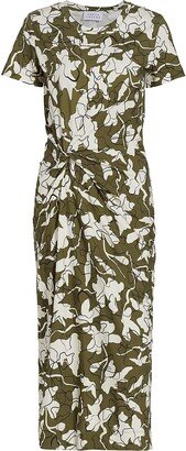 Ira Floral Jersey Maxi Dress