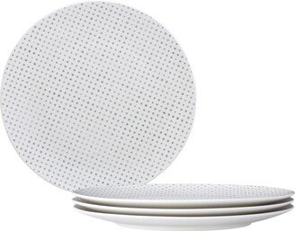 Hammock Dots Coupe Dinner Plates, Set of 4