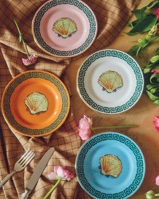 Neptune's Voyage Bread Plates, Set of Four