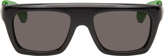 Black Mitre Square Sunglasses