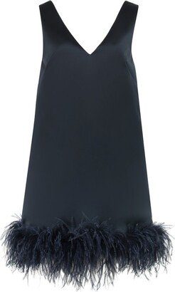 Sleeveless Feather Dress