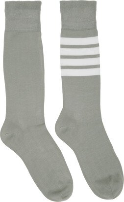 Gray 4-Bar Socks-AC